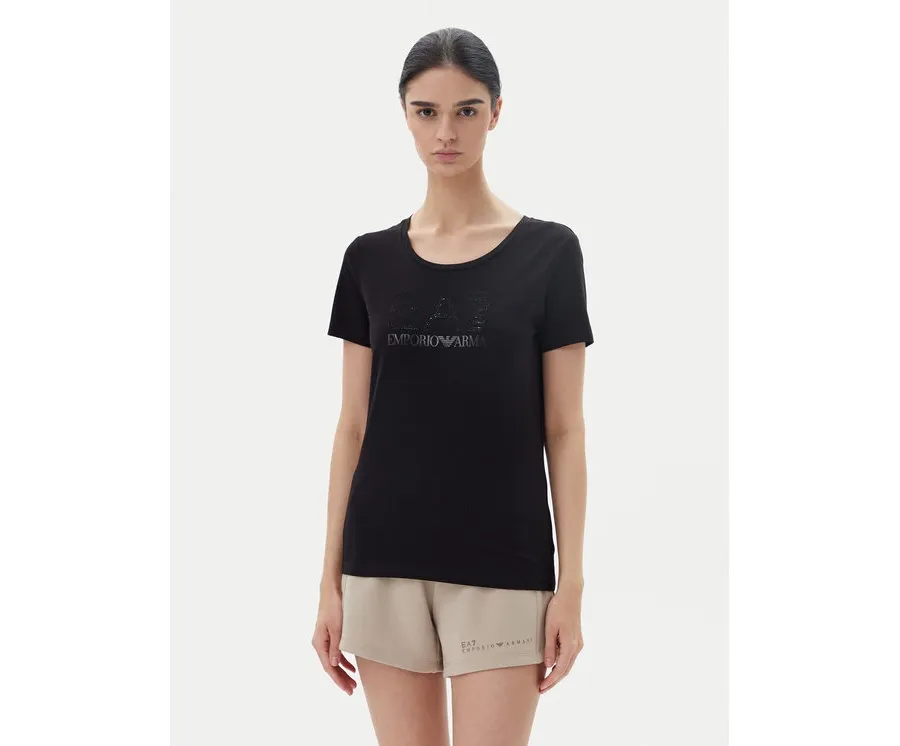 obrazek 1 EA7 Emporio Armani T-Shirt 7W000094 AF10373 UC001 Czarny Slim Fit