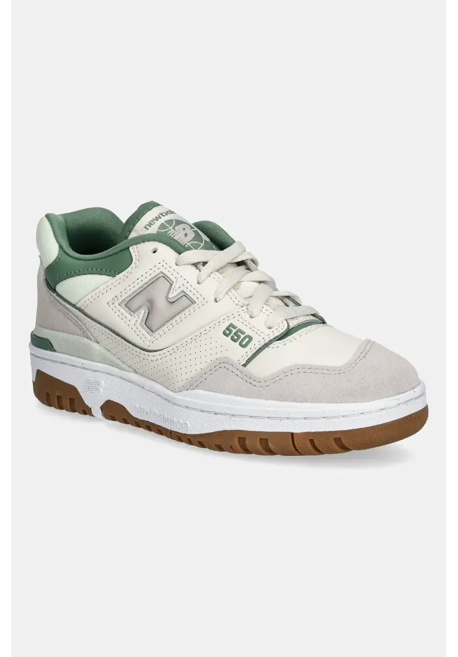 obrazek 1 New Balance sneakersy skórzane 550 kolor beżowy BBW550HK