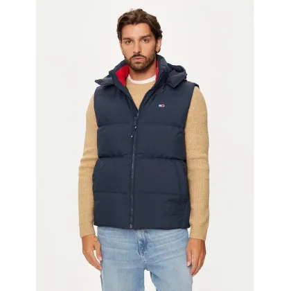 Zdjęcie Tommy Jeans Kamizelka Essential DM0DM20465 Granatowy Regular Fit