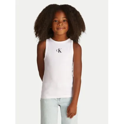 Zdjęcie Calvin Klein Jeans Top Logo IG0IG02435 Biały Regular Fit