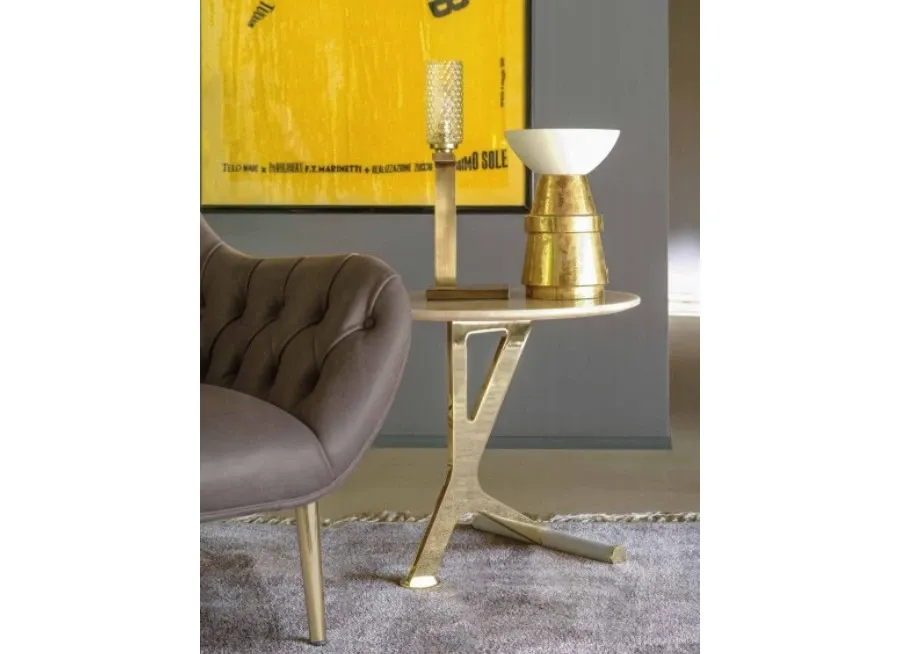 obrazek 3 Designerski, okrągły stolik kawowy Ø50cm - Ulivi Salotti