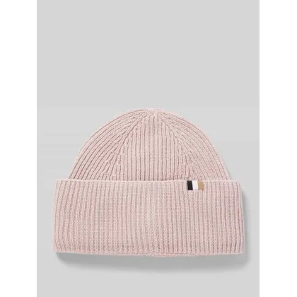 Zdjęcie Czapka beanie z detalem z logo model ‘Laura’