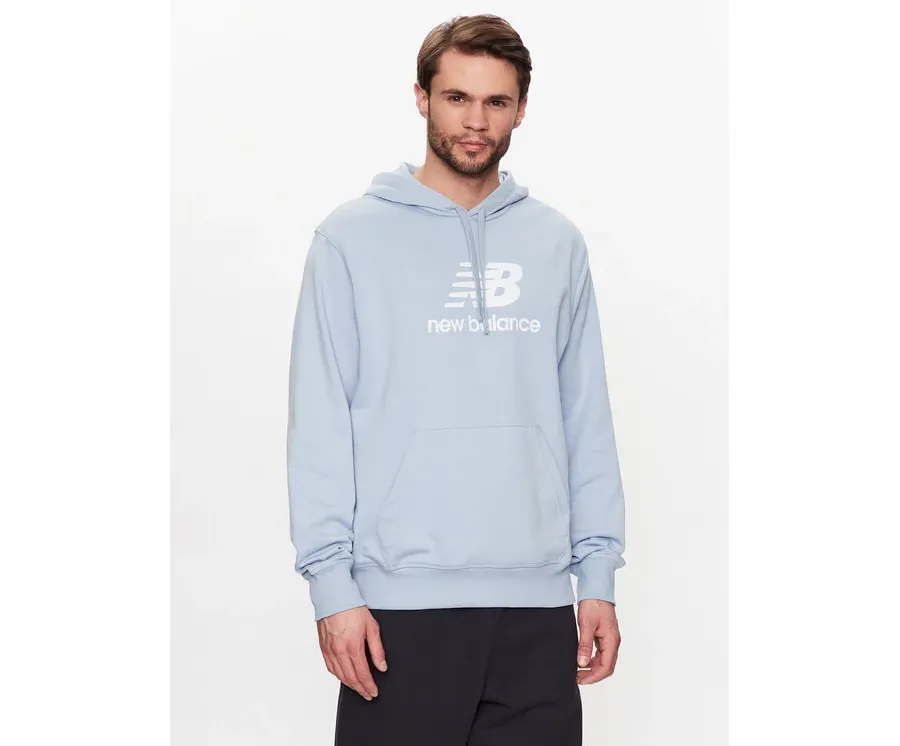 obrazek 1 New Balance Bluza MT31537 Błękitny Relaxed Fit