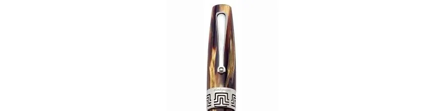 obrazek 4 Aksamitne Pióro Kulkowe Turtle Brown EXTRA 1930 Montegrappa