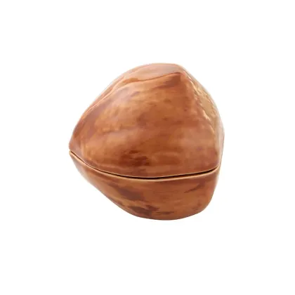 Picture Ceramic box in the shape of a hazelnut - Bordallo Pinheiro