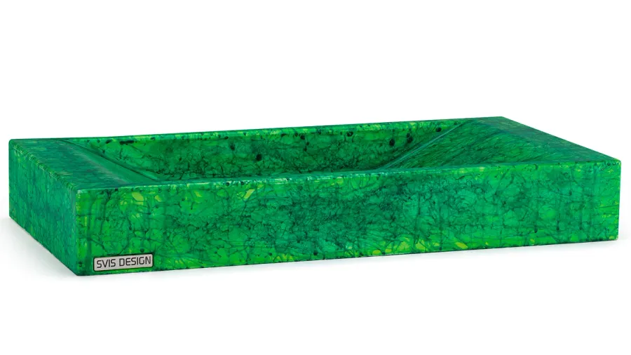 obrazek 2 Oryginalna umywalka 60 cm SIRIUS BASIC – HURRICANE, zielony, lakier matowy