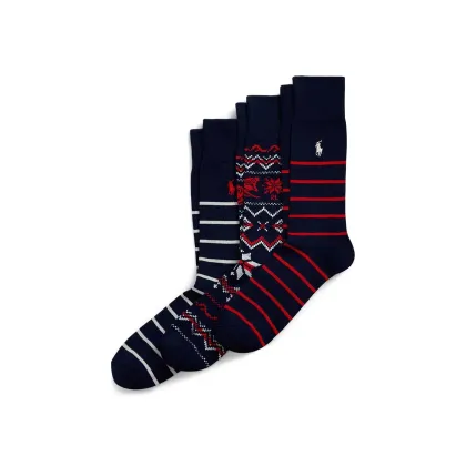 Zdjęcie Polo Ralph Lauren skarpetki 3-pack męskie kolor szary 449958864