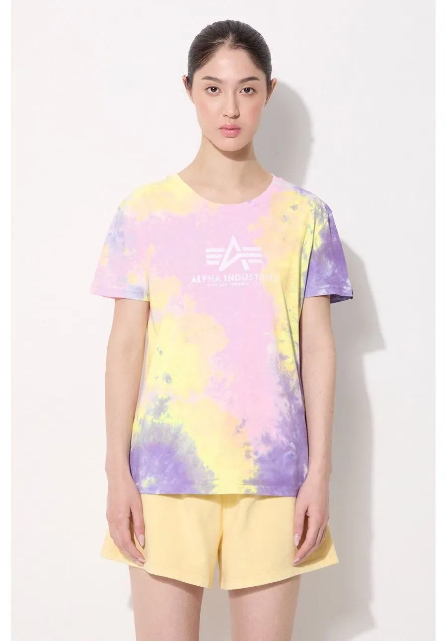 obrazek 1 Alpha Industries t-shirt bawełniany Basic Tee Batik Wmn kolor różowy