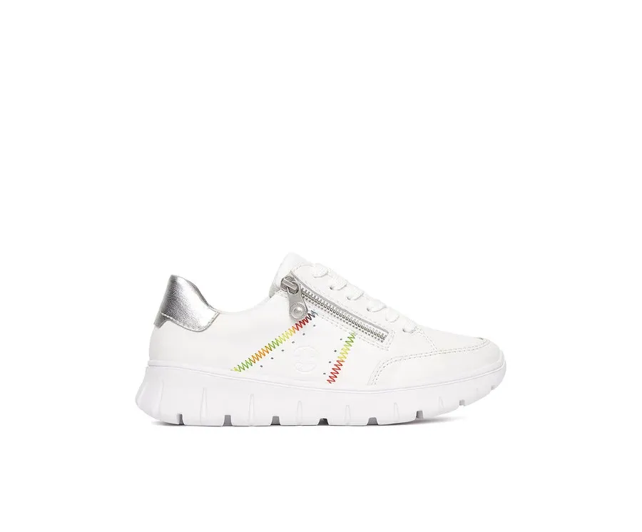 obrazek 1 Rieker Sneakersy N1313-80 Biały
