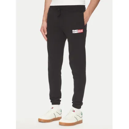 Zdjęcie Tommy Jeans Spodnie dresowe Entry DM0DM20277 Czarny Slim Fit