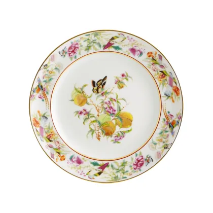 Zdjęcie Porcelanowy talerz deserowy Pomarańcza Paço Real z roślinnym zdobieniem - Vista Alegre