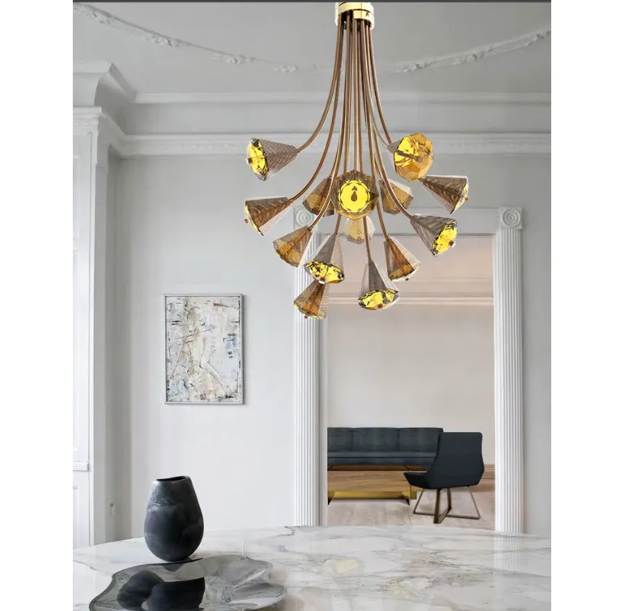 obrazek 1 Lampa wisząca Ivy inspirowana wyglądem bluszczu