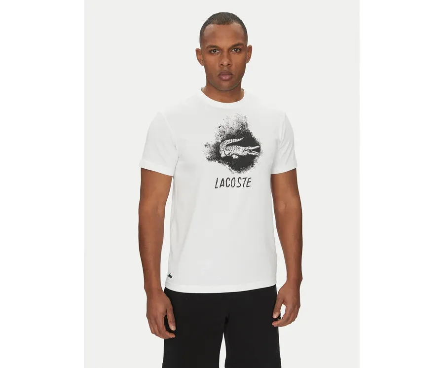 obrazek 1 Lacoste T-Shirt TH8917 Biały Regular Fit