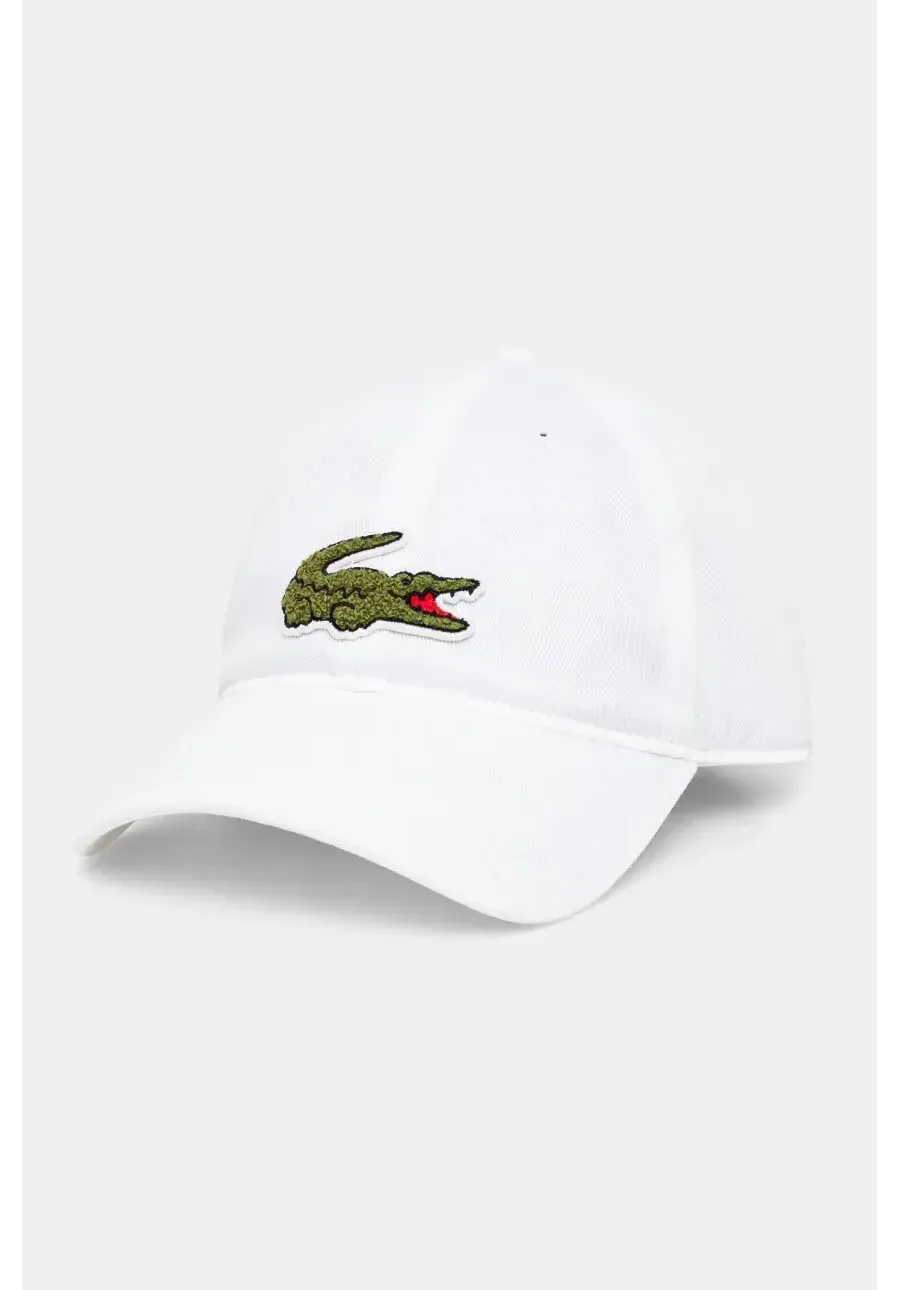 obrazek 1 Lacoste czapka z daszkiem kolor biały z aplikacją RK3186