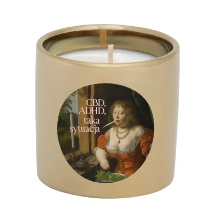 Zdjęcie Flagolie Eklerktyzm Świeca zapachowa sojowa, CBD, ADHD, taka sytuacja