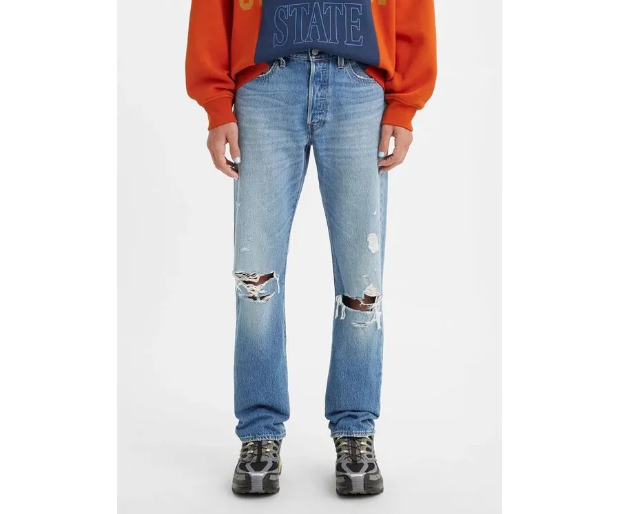 obrazek 1 Levi's® Jeansy 501® 00501-3375 Niebieski Straight Fit