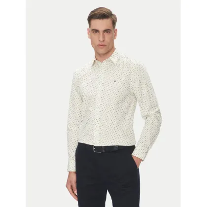 Zdjęcie Tommy Hilfiger Koszula MW0MW38559 Beżowy Slim Fit