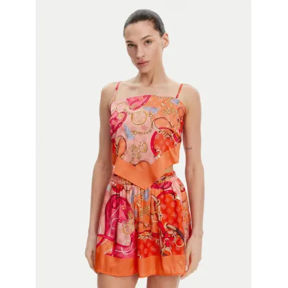 Zdjęcie Guess Top E5GH02 WH4V0 Pomarańczowy Regular Fit