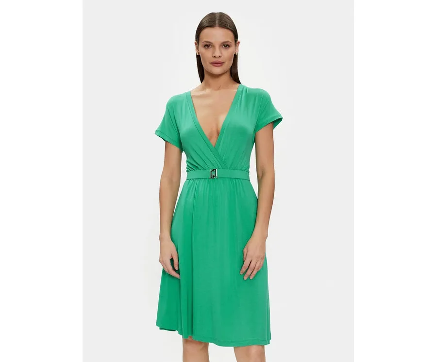 obrazek 1 Liu Jo Sukienka codzienna VA4112 JS360 Zielony Regular Fit