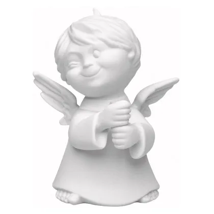 Zdjęcie Porcelanowa rzeźba figlarnego aniołka - Vista Alegre