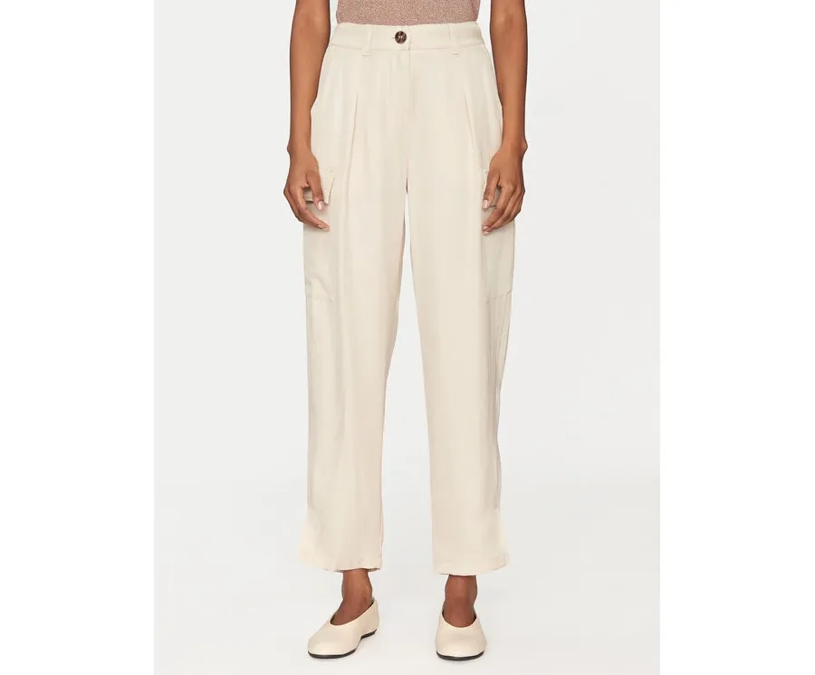obrazek 1 Marella Spodnie materiałowe Aia 2515131071 Beżowy Loose Fit