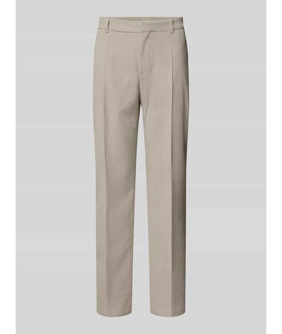 obrazek 1 Chinosy o kroju tapered fit w kant model ‘Genius’