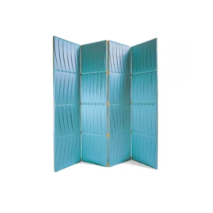 Picture Beautiful foldable screen with beautiful brass finishes - Munna