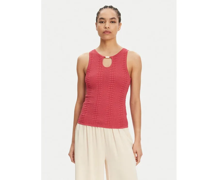 obrazek 1 Guess Bluzka 5GGR09 5869Z Czerwony Slim Fit