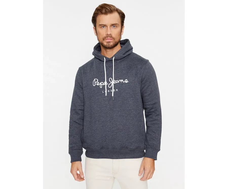 obrazek 1 Pepe Jeans Bluza Nouvel Hoodie PM582521 Granatowy Regular Fit