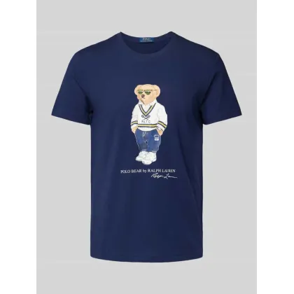 Zdjęcie Polo Ralph Lauren T-Shirt 710973137003 Granatowy Slim Fit