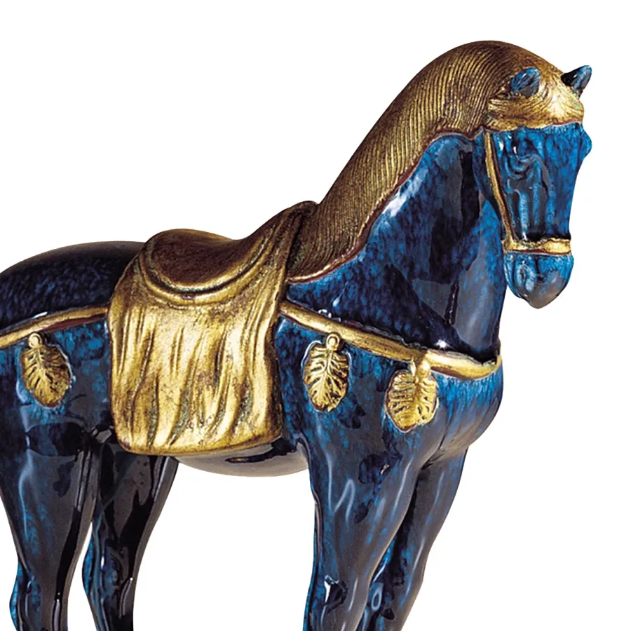obrazek 2 Włoski ceramiczny koń H.40xL.37xP.10 cm