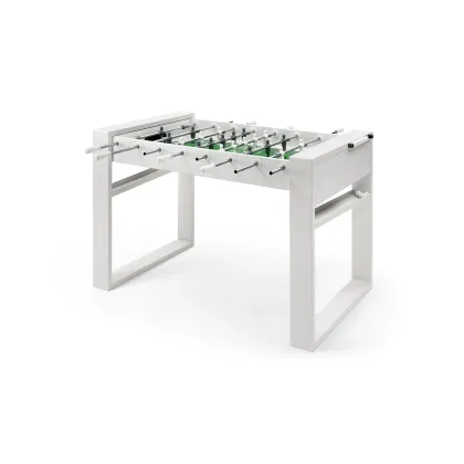 Zdjęcie Oryginalny, Klasyczny Stół do Gry w Piłkarzyki Biały - FAS