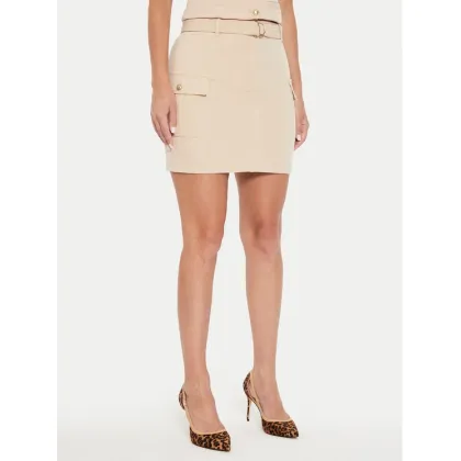 Zdjęcie Guess Spódnica mini Fiona W4YD72 WFWX2 Beżowy Regular Fit