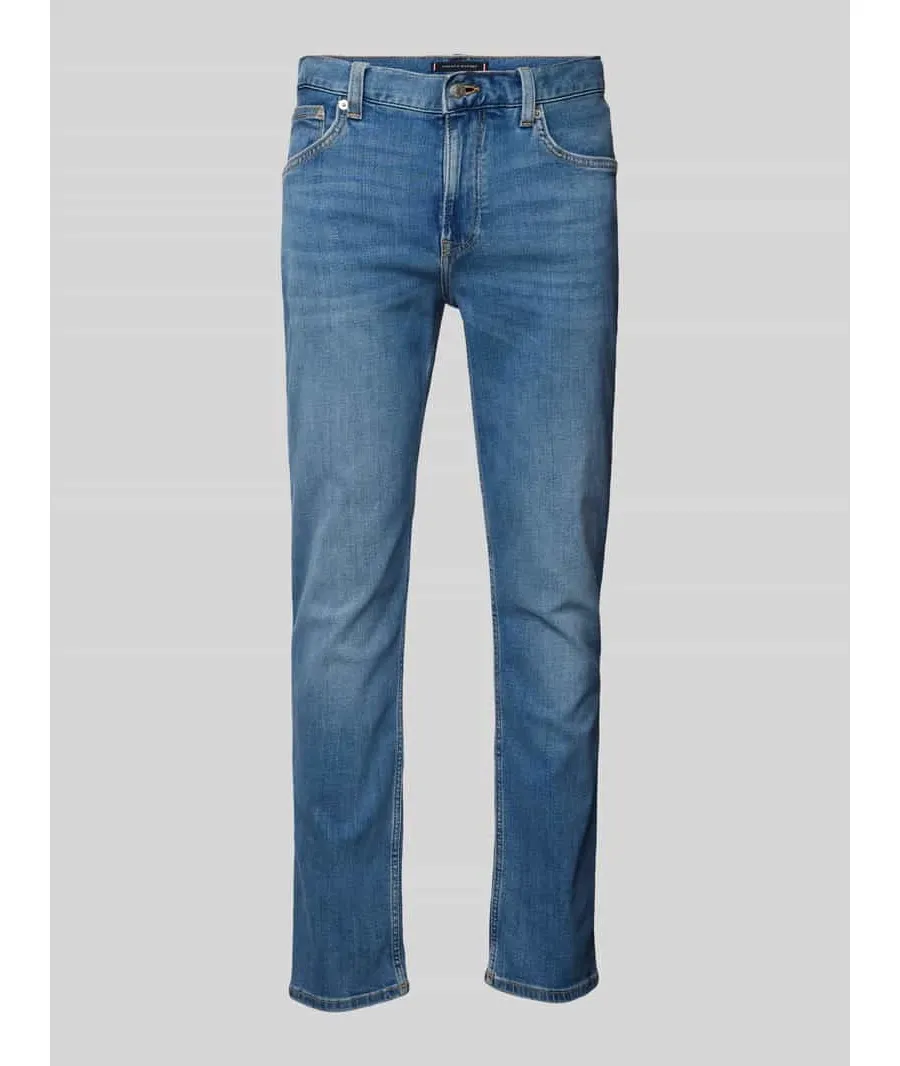 obrazek 1 Tommy Hilfiger Jeansy Denton MW0MW39033 Niebieski Straight Fit