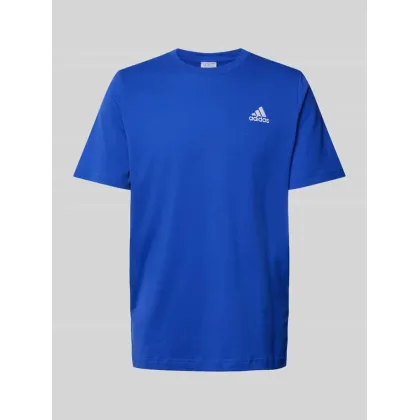Zdjęcie T-shirt z wyhaftowanym logo i okrągłym dekoltem