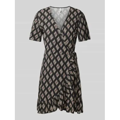 Zdjęcie Sukienka kopertowa z dekoltem w serek model ‘NOVA’