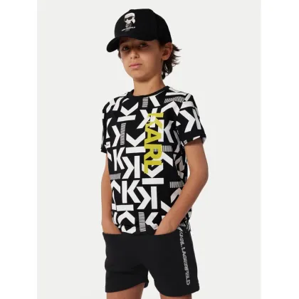 Zdjęcie Karl Lagerfeld Kids Szorty sportowe Z30025 D Czarny Regular Fit