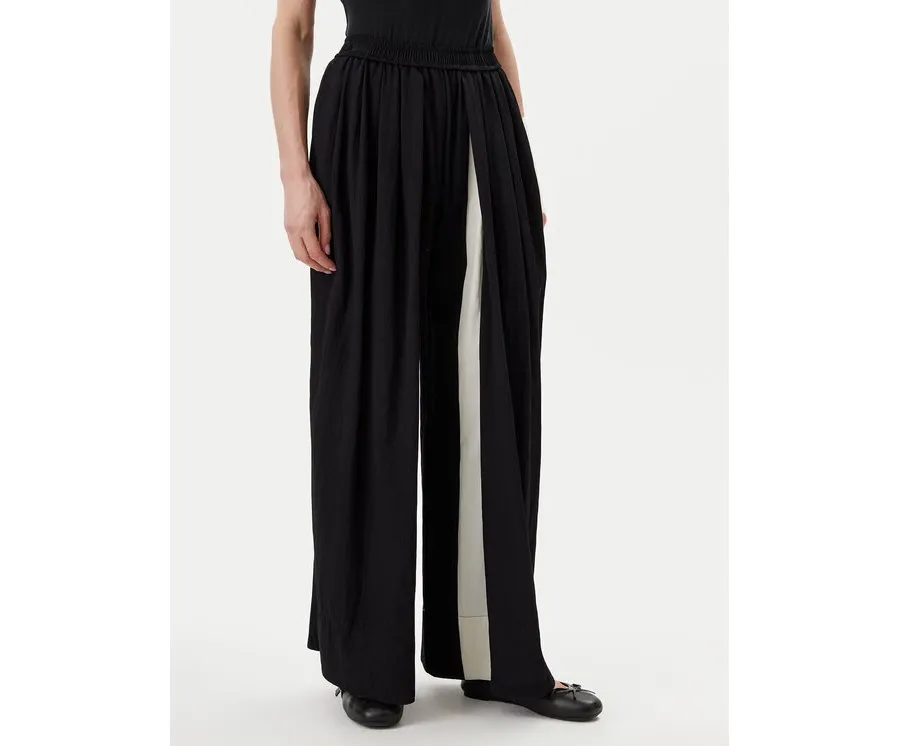 obrazek 1 Eleh Spodnie palazzo ESS250190 Czarny Regular Fit