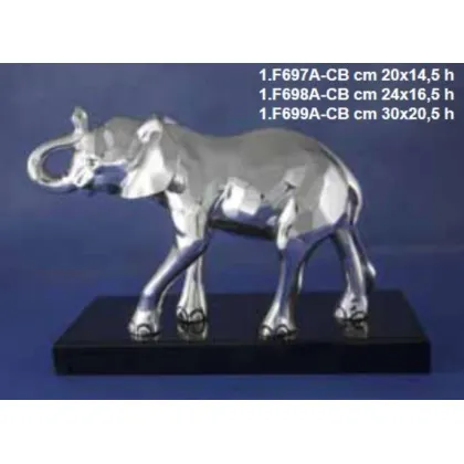 Zdjęcie Niezwykła statuetka słonia z podstawą - ArtBe