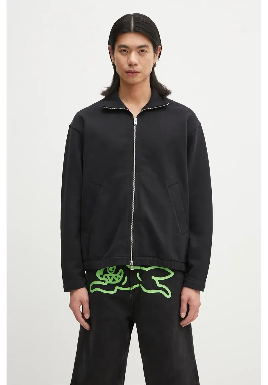 obrazek 1 Norse Projects bluza bawełniana Bjorn Relaxed Organic Loopback Track Jacket męska kolor czarny gładka N20.1379.9999