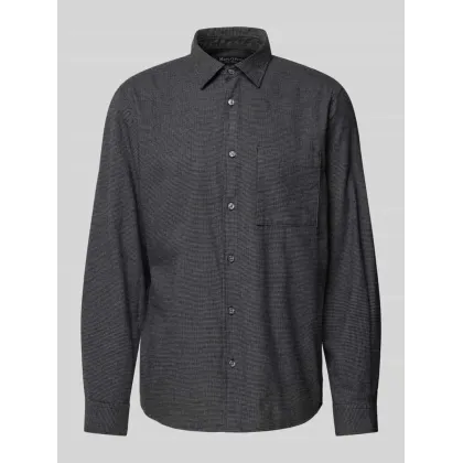 Zdjęcie Koszula casualowa o kroju regular fit z bawełny ze wzorem w kratkę vichy