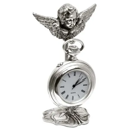 Picture Desk decoration - an angel with a watch