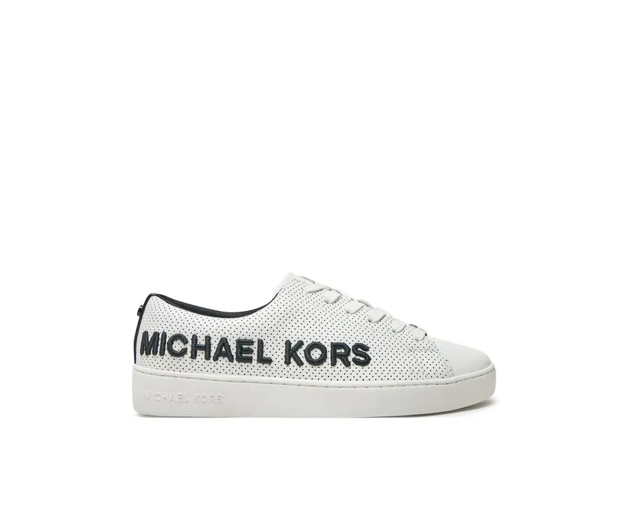 obrazek 1 MICHAEL Michael Kors Sneakersy Keaton Lace Up 43R5KEFS1L Biały