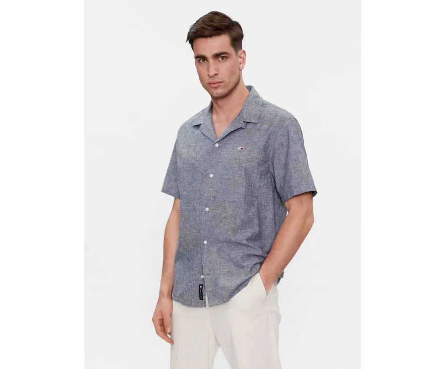 obrazek 1 Tommy Jeans Koszula Camp DM0DM18963 Granatowy Regular Fit