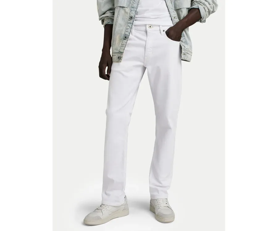 obrazek 1 G-Star Raw Jeansy Mose D23692-D552 Biały Straight Fit