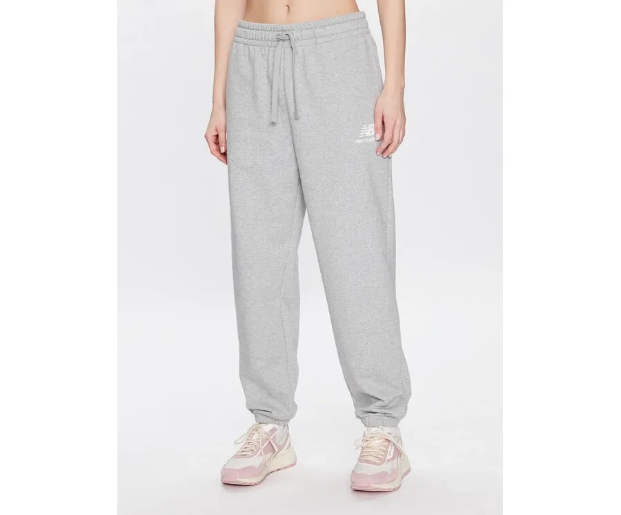 obrazek 1 New Balance Spodnie dresowe WP31530 Szary Relaxed Fit