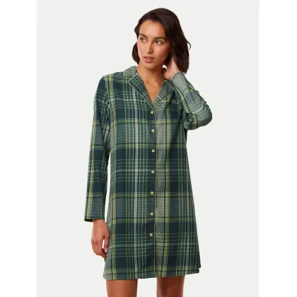 Zdjęcie Triumph Koszula nocna Boyfriend NDW X Checks 10216520 Zielony