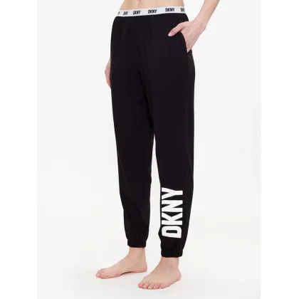 Zdjęcie DKNY Spodnie piżamowe YI2822635 Czarny Regular Fit