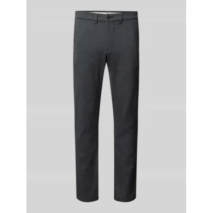 Zdjęcie Spodnie materiałowe o kroju slim fit ze szlufkami na pasek model ‘MILES’