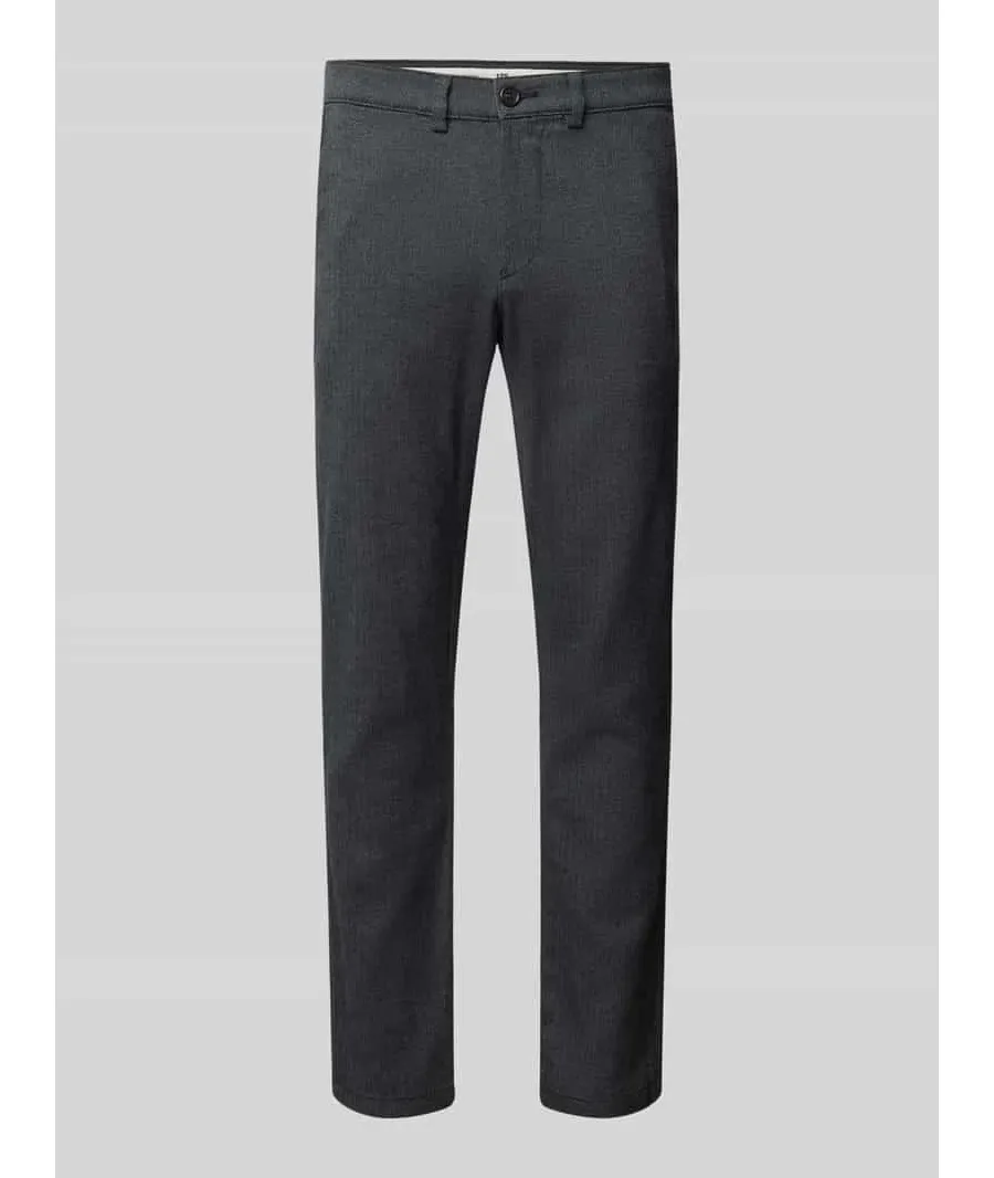 obrazek 1 Spodnie materiałowe o kroju slim fit ze szlufkami na pasek model ‘MILES’